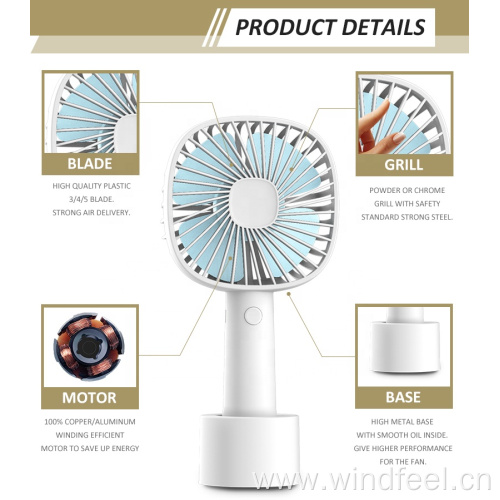 DC 5V Battery Charging Handy Cooling Air Fan